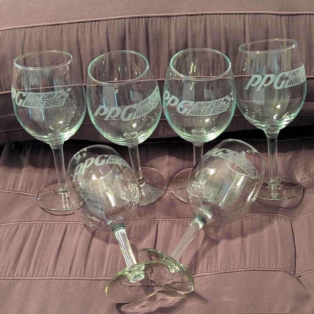 PPG Indy Car World Series Wine Glasses - Set of 6